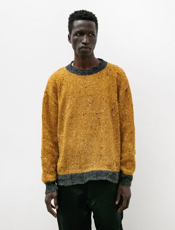 R17 Z-1 Golden Hand Knit Sweater