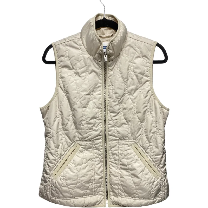 Vest Puffer & Quilted By Old Navy In Cream, Size: M