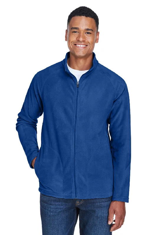 Team 365 Mens Campus Pill Resistant Microfleece Full Zip Jacket - Royal Blue