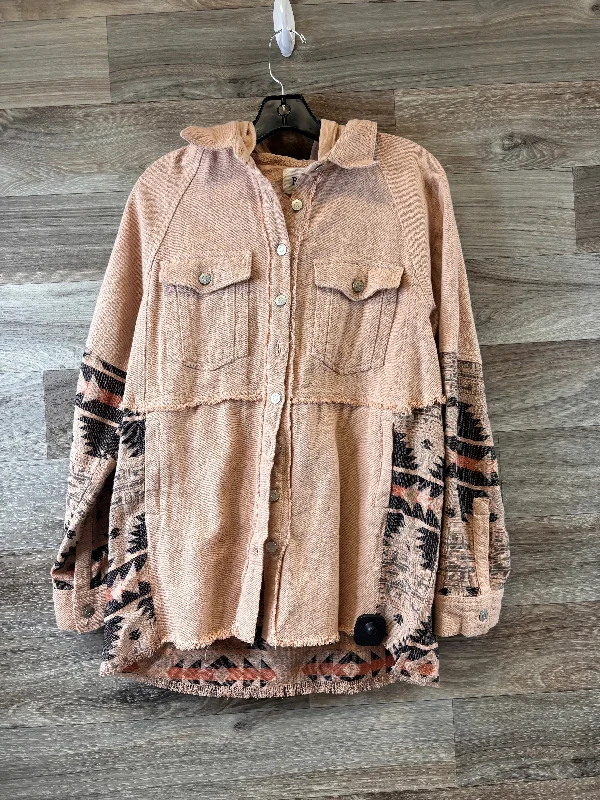 Jacket Other By Bke In Peach, Size: M