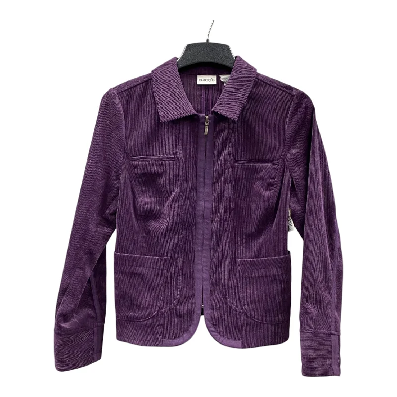 Jacket Other By Chicos In Purple, Size:S