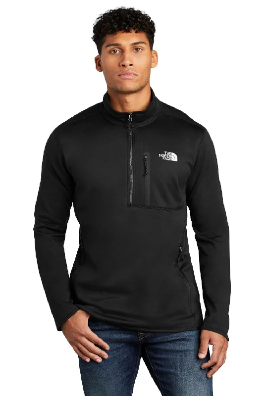 The North Face Mens Skyline Fleece 1/4 Zip Jacket - Black - Closeout