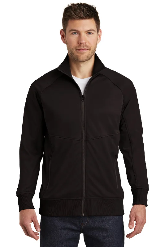 The North Face Mens Tech Full Zip Fleece Jacket - Black - Closeout