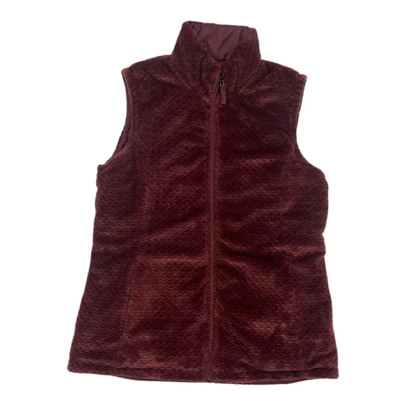 Vest Puffer & Quilted By Free Country In Red, Size:M