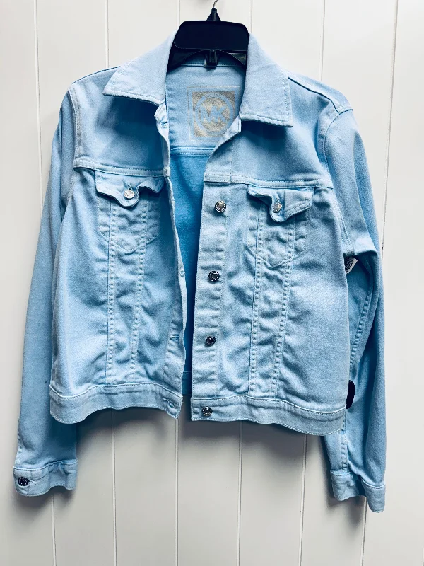 Jacket Denim By Michael By Michael Kors In Blue, Size: L