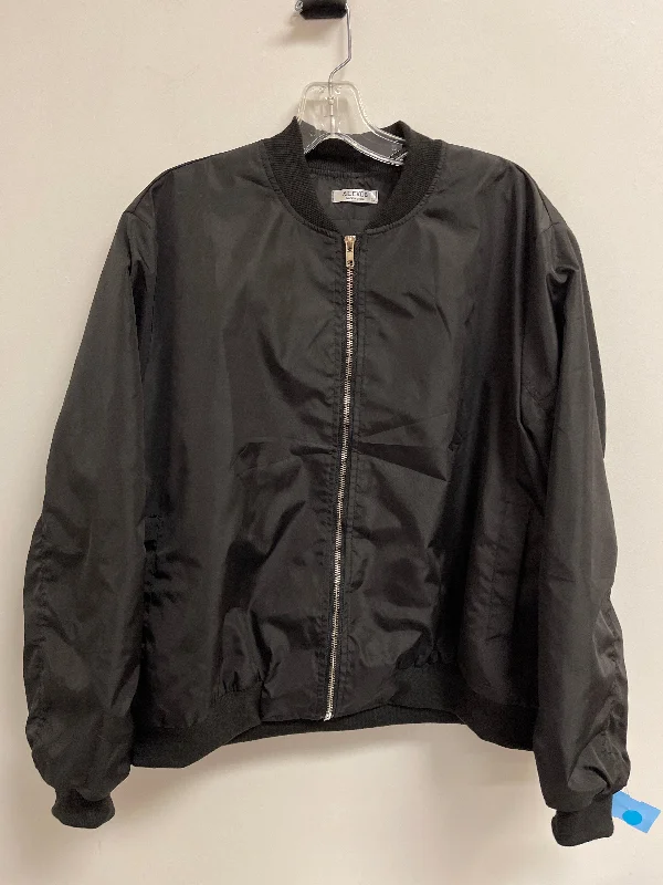 Jacket Utility By Clothes Mentor In Black, Size: Xl