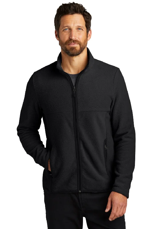 Port Authority Mens Connection Pill Resistant Fleece Full Zip Jacket - Deep Black