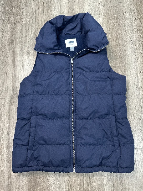 Vest Puffer & Quilted By Old Navy In Blue, Size: S