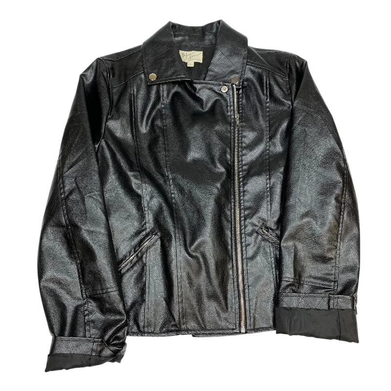 Jacket Moto By Before You In Black, Size: L