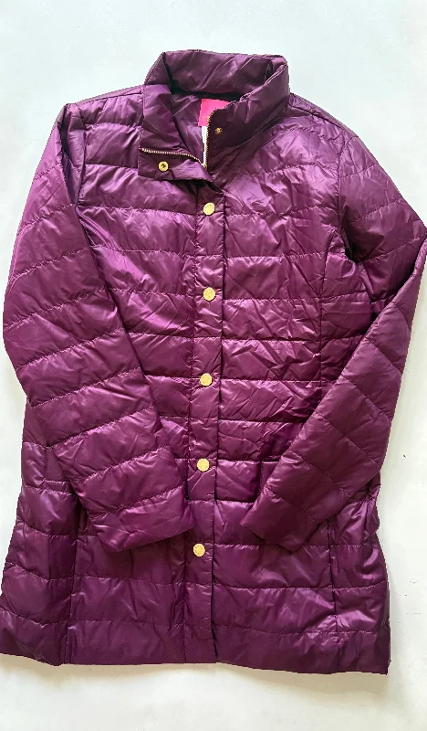 Jacket Puffer & Quilted By Lilly Pulitzer In Purple, Size: S