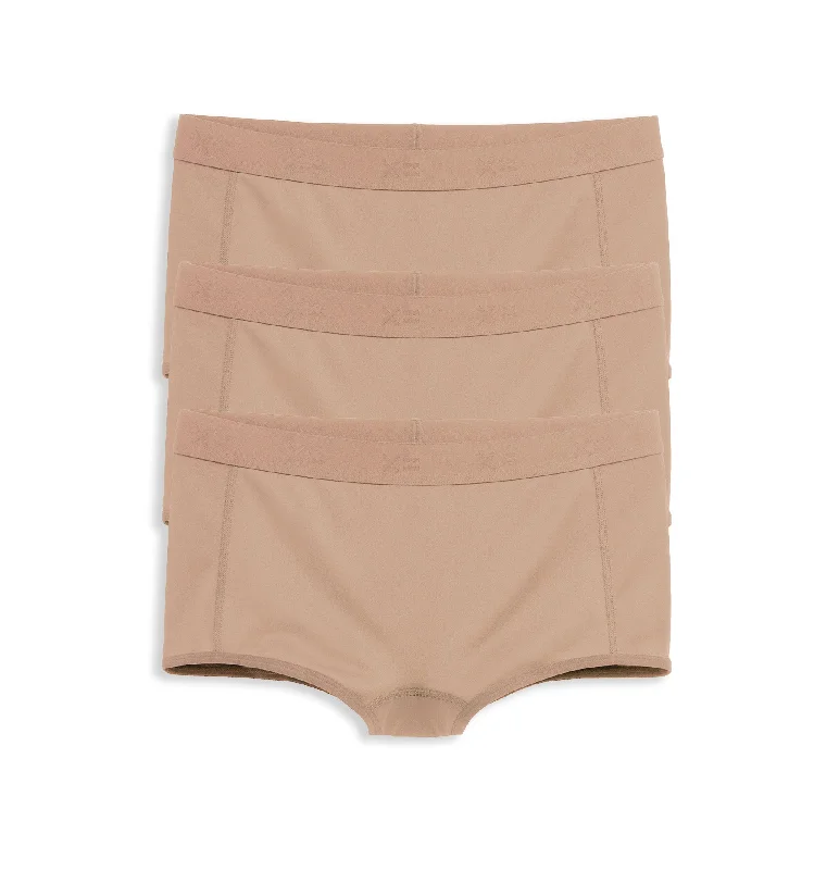 Tucking Boy Shorts 3-Pack - X= Chai