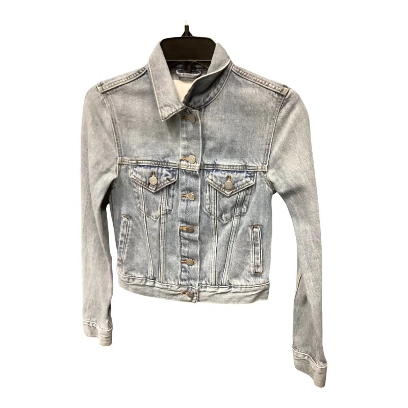 Jacket Denim By Clothes Mentor In Blue, Size: Xs