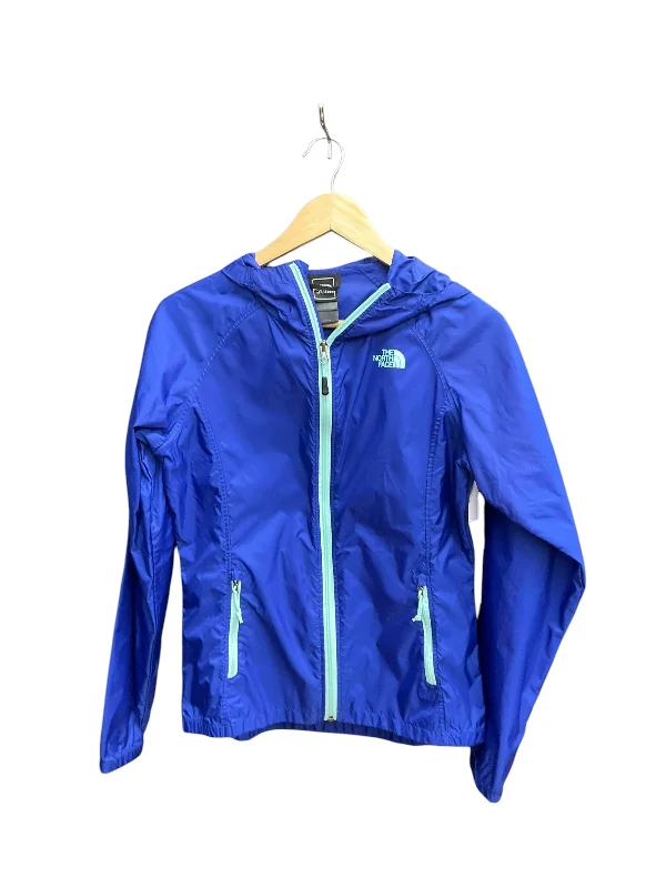 Jacket Windbreaker By The North Face In Blue, Size: S