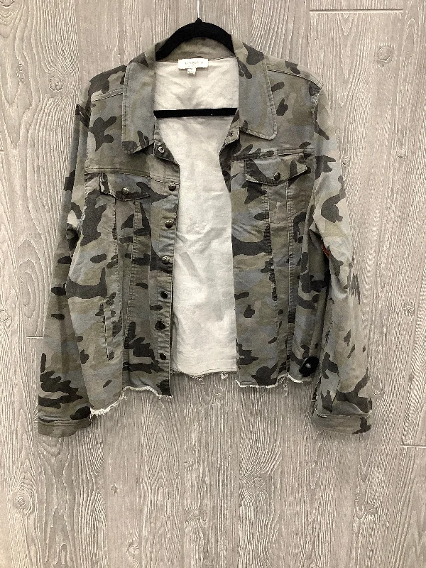 Jacket Other By Umgee In Camouflage Print, Size: 1x