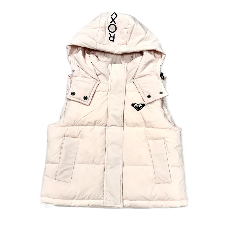 Vest Puffer & Quilted By Roxy In Pink, Size: S