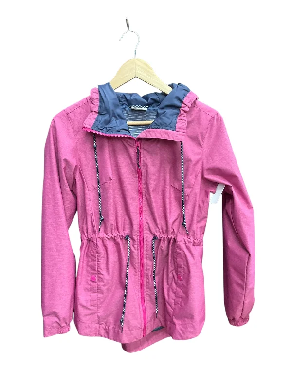 Jacket Windbreaker By Columbia In Pink, Size: Xs