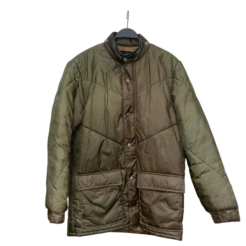 Montgomery Ward/Puffer Jkt/S/Nylon/KHK/