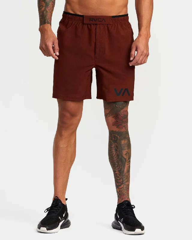 17" Grappler Shorts - Mahogany