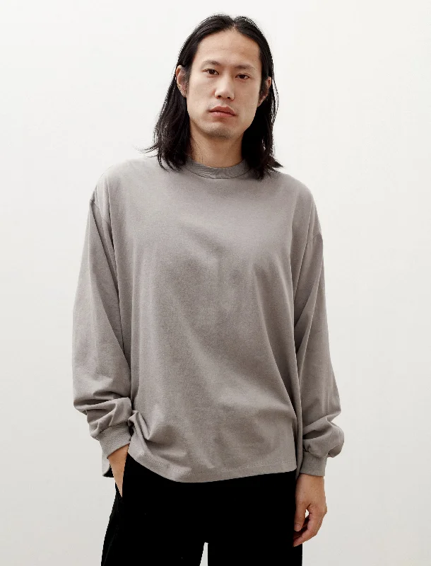 Oversize Longsleeve Pullover C Cotton Gray