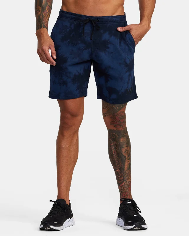 Sport IV 19" Shorts - Army Blue Tie Dye