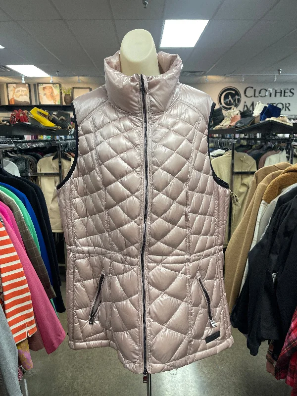 Vest Puffer & Quilted By Calvin Klein In Pink, Size: 3x