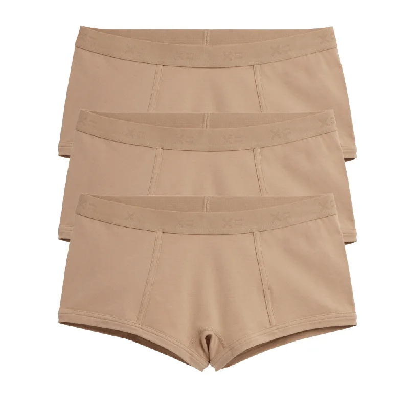 Boy Shorts 3-Pack - TENCEL™ Modal Chai