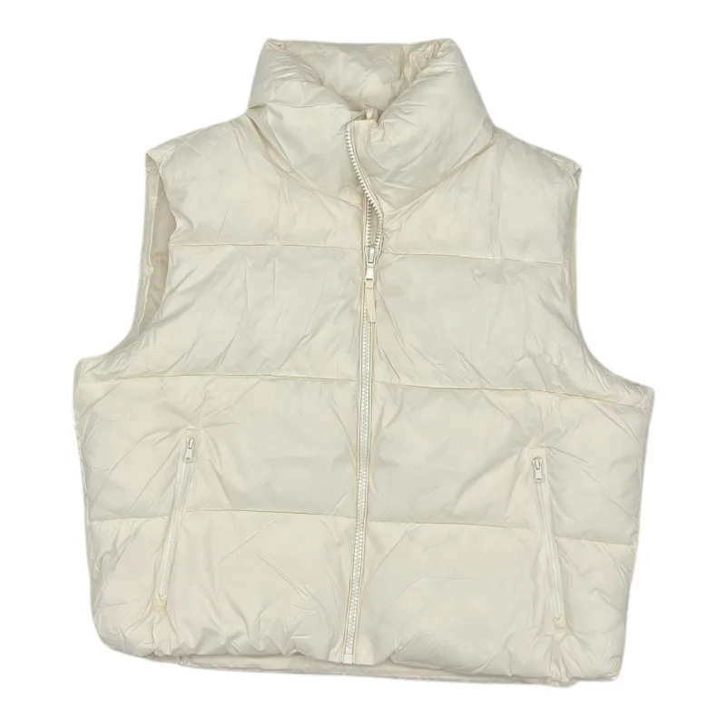 Vest Puffer & Quilted By Old Navy In Cream, Size:Xl