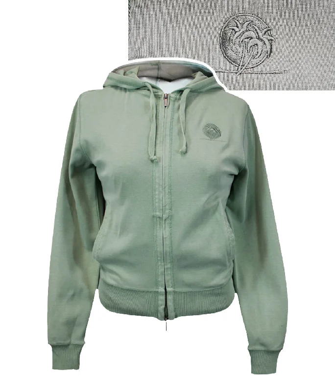 "Stardust" Women's Embroidered Zip Hoodie