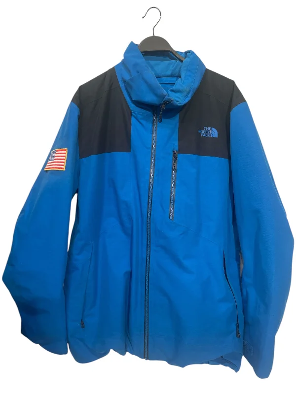 THE NORTH FACE/Jacket/XL/Nylon/BLU/American Flag Patch On Sleeve