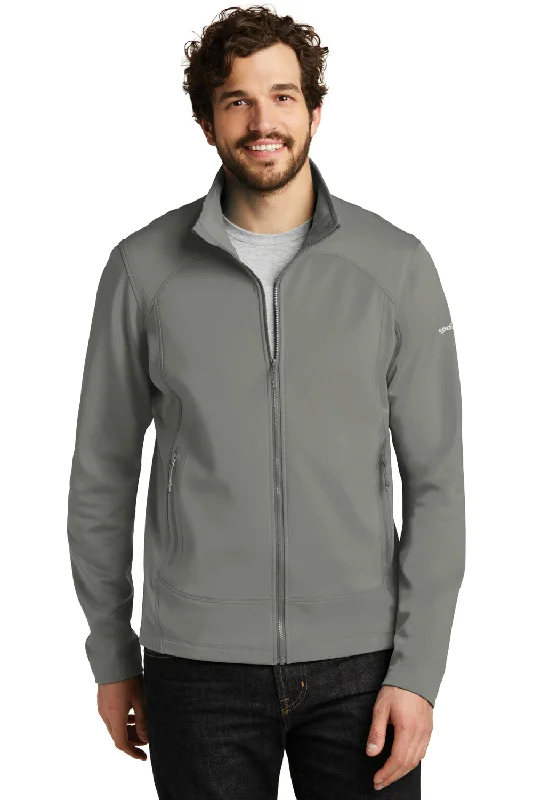 Eddie Bauer Mens Highpoint Pill Resistant Fleece Full Zip Jacket - Metal Grey