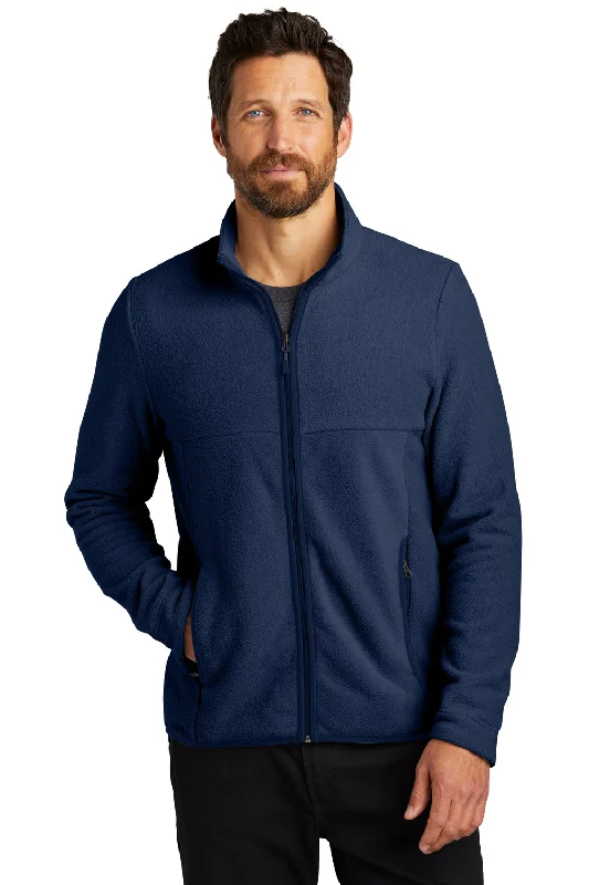 Port Authority Mens Connection Pill Resistant Fleece Full Zip Jacket - River Navy Blue