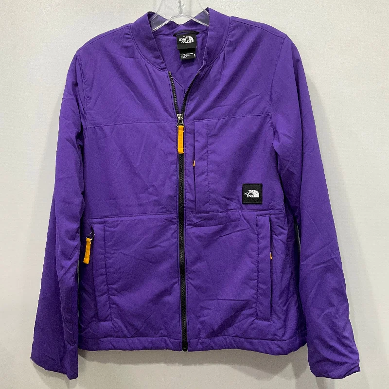 Jacket Windbreaker By The North Face In Purple, Size: S