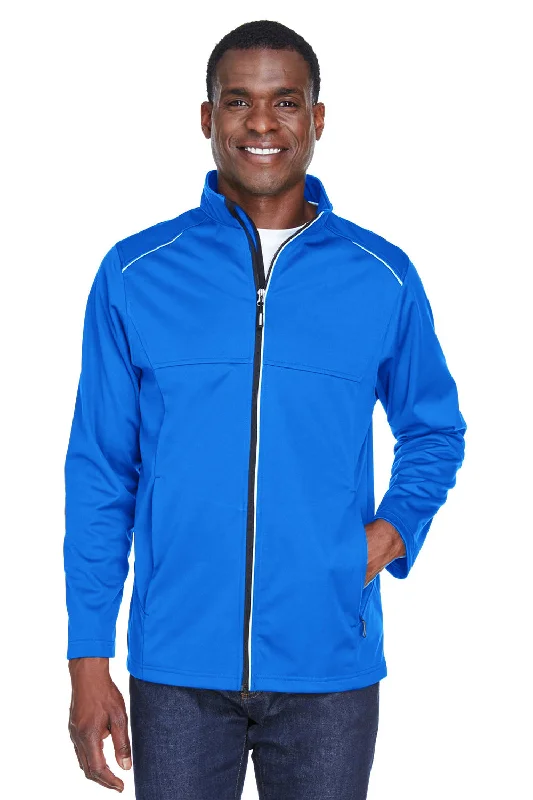 Core 365 Mens Techno Lite Water Resistant Full Zip Jacket - True Royal Blue