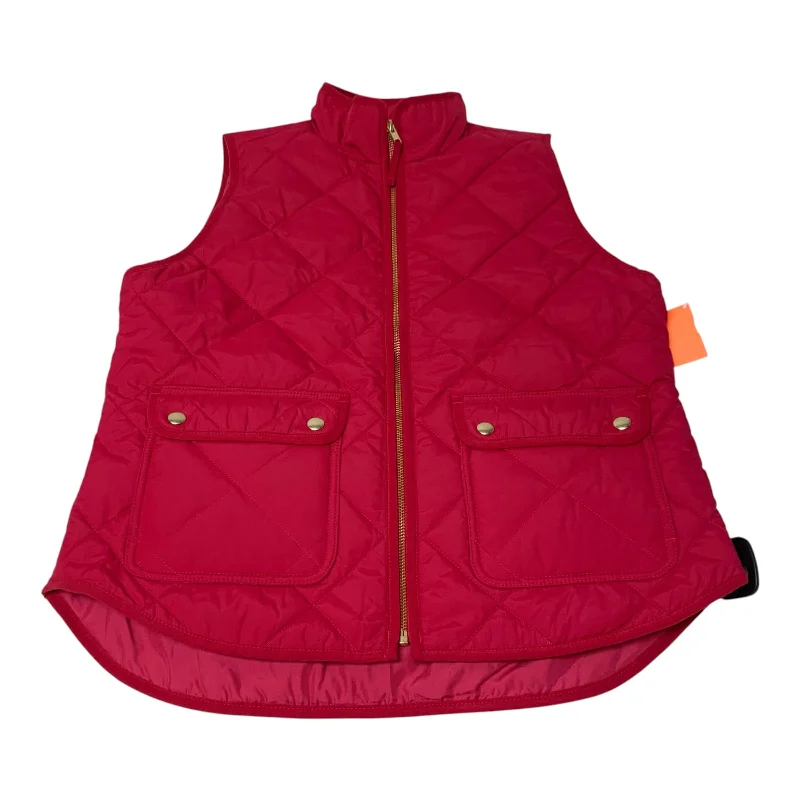 Vest Puffer & Quilted By J. Crew In Pink, Size: M