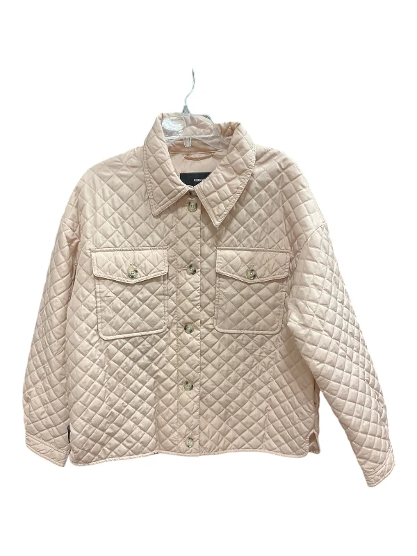 Jacket Puffer & Quilted By Clothes Mentor In Pink, Size: L