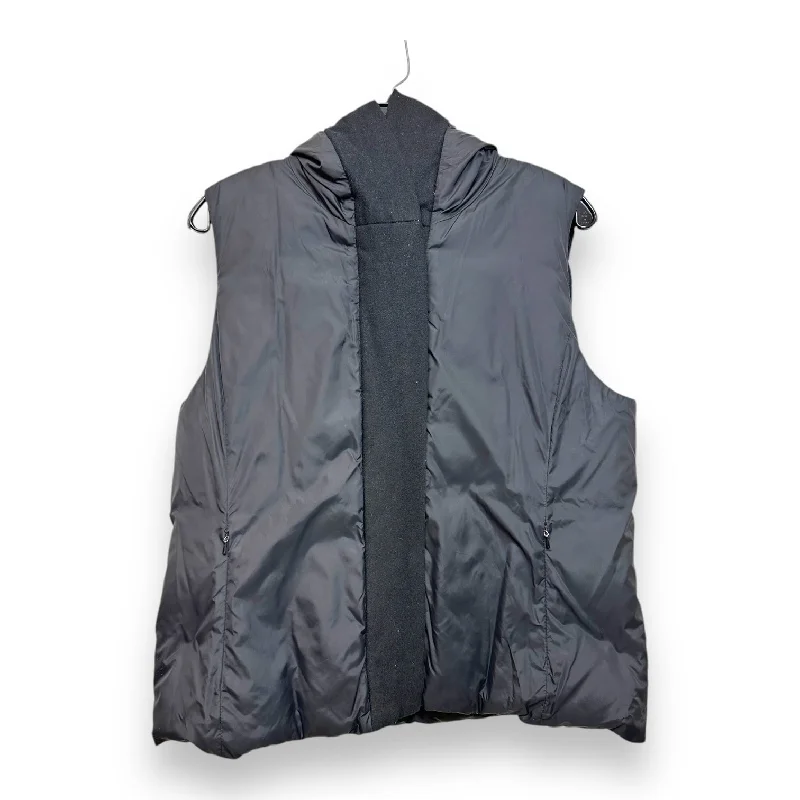 Vest Puffer & Quilted By Eileen Fisher In Black, Size: M