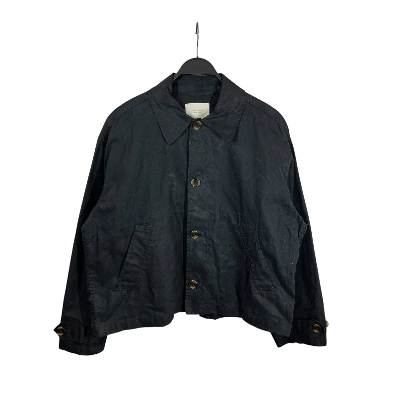 AIME LEON DORE/Jacket/M/Cotton/NVY/Cropped Button Down JKT