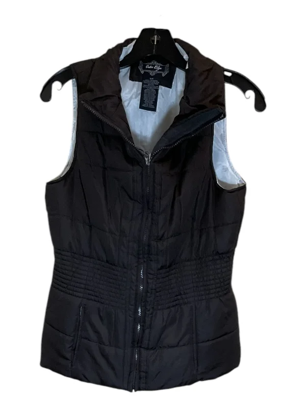 Vest Puffer & Quilted By Clothes Mentor In Brown, Size: S