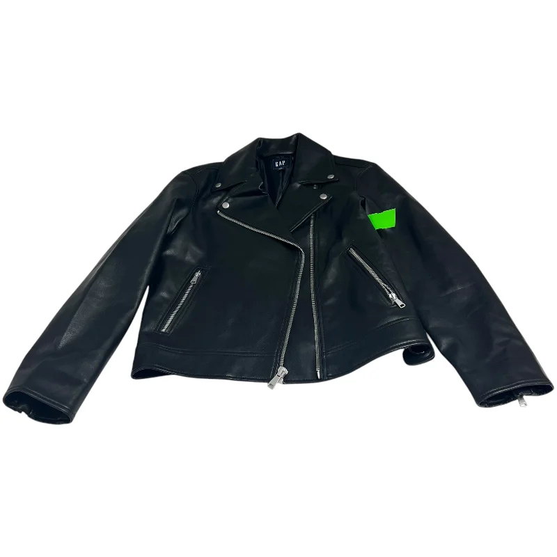 Jacket Moto By Gap In Black, Size: Xs