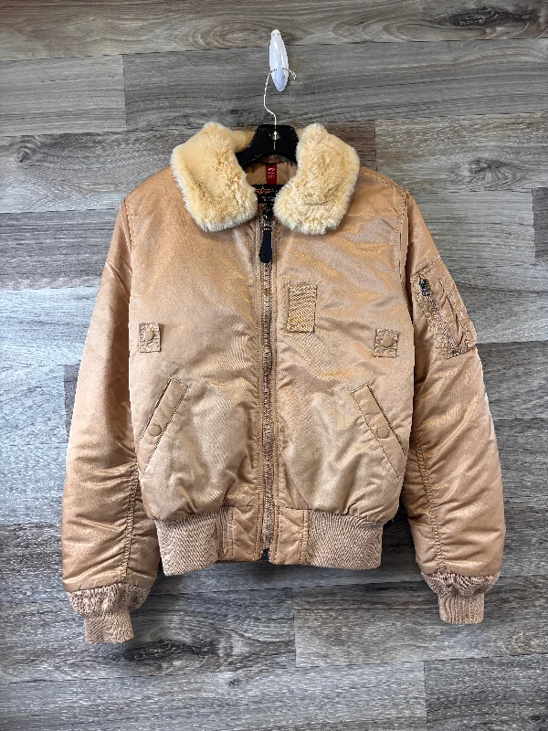 Jacket Other By Clothes Mentor In Tan, Size: Xs