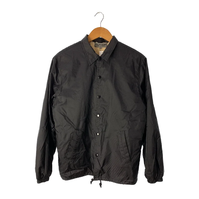 COMME des GARCONS/Windbreaker/S/Black/Nylon/IP-J001