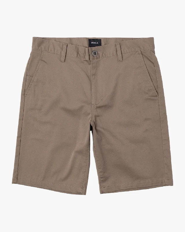 Weekend Stretch 20" Chino Shorts - Dark Khaki