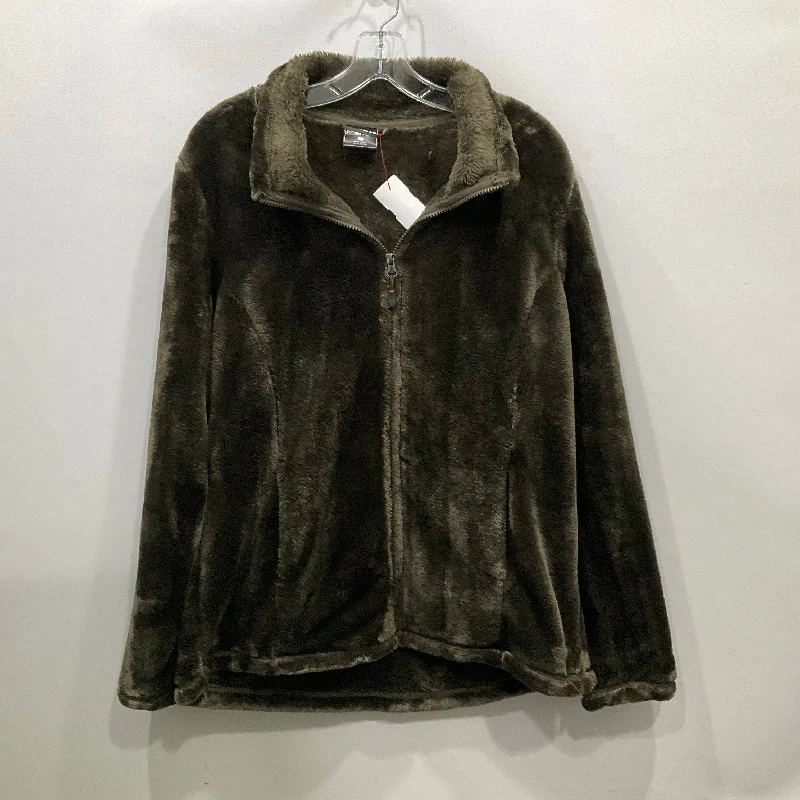 Jacket Faux Fur & Sherpa By 32 Degrees In Green, Size: L