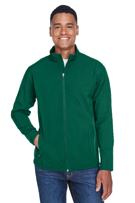 Team 365 Mens Leader Windproof & Waterproof Full Zip Jacket - Forest Green