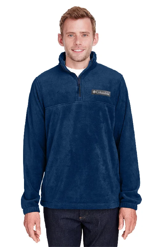 Columbia Mens Steens Mountain 1/4 Zip Fleece Jacket - Collegiate Navy Blue - Closeout