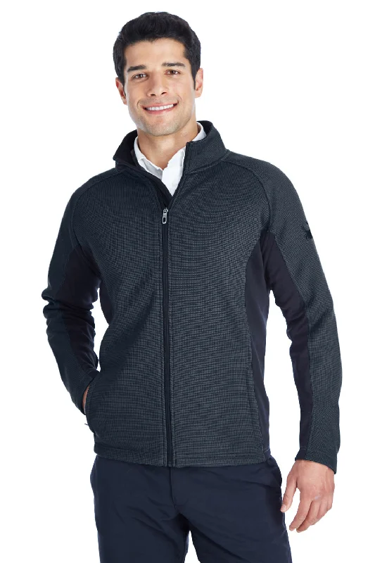 Spyder Mens Constant Full Zip Sweater Fleece Jacket - Frontier Blue/Black