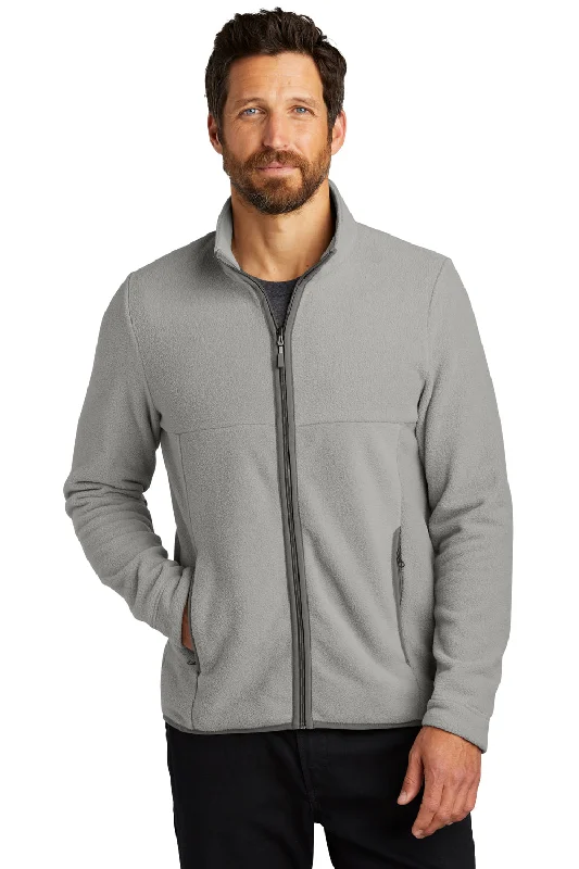 Port Authority Mens Connection Pill Resistant Fleece Full Zip Jacket - Gusty Grey