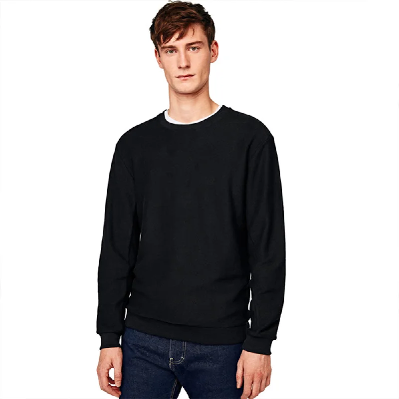 Man Basic Black SweatShirt 5124