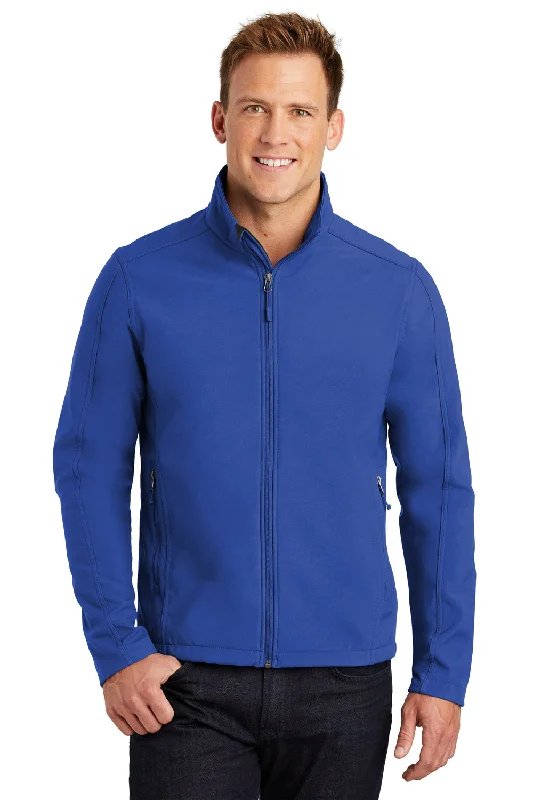 Port Authority Mens Core Wind & Water Resistant Full Zip Jacket - True Royal Blue