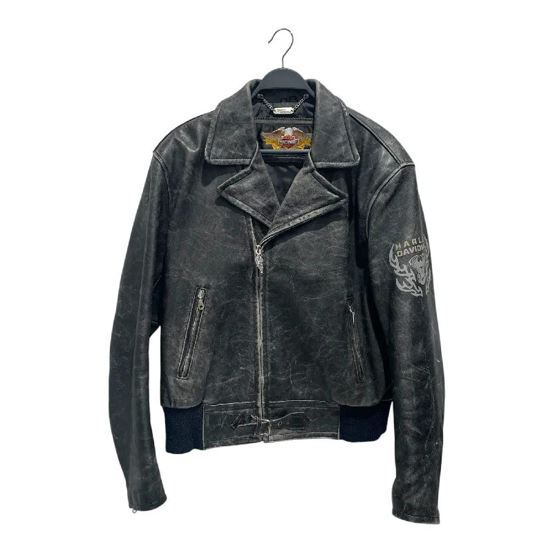 HARLEY DAVIDSON/Leather Jkt/XL/Leather/BLK/Graphic/Artistry In Iron Biker Jacket